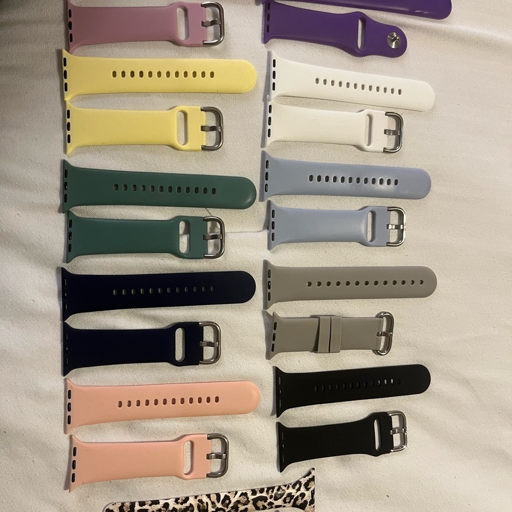 11 Smartwatch Replacement Bands - Multi-Color Set